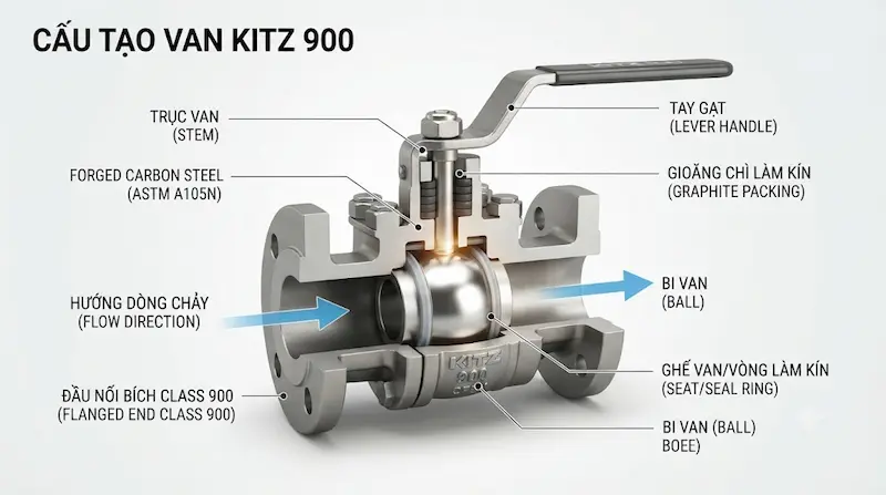 Phân tích chuyên sâu về cấu tạo và nguyên lý hoạt động của dòng van công nghiệp này