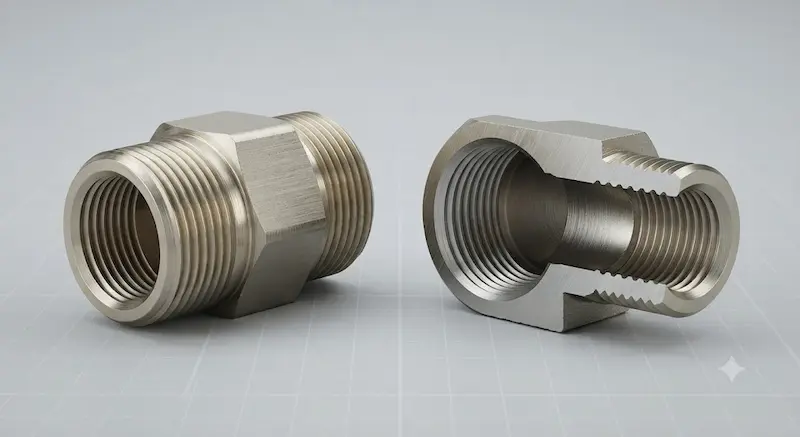 Cấu tạo bên trong và nguyên lý hoạt động của nối ren trong trong công nghiệp