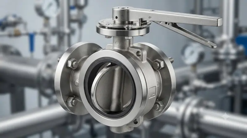 Cấu tạo và nguyên lý hoạt động của van bướm trong công nghiệp