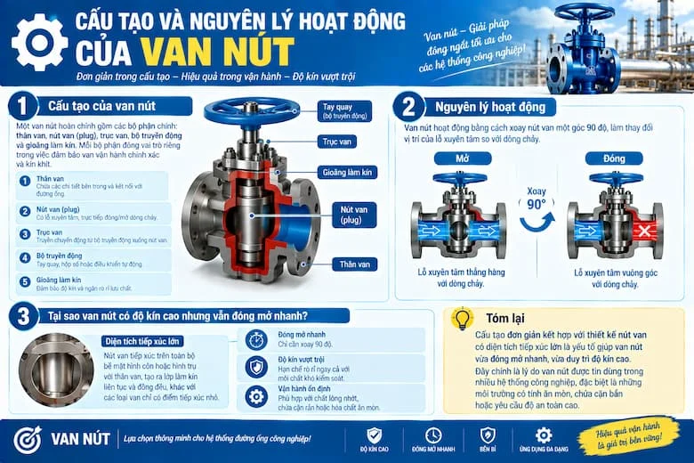 Kiểm Tra Kích Thước Và Tình Trạng Gioăng Trước Khi Lắp Đặt Van Nút