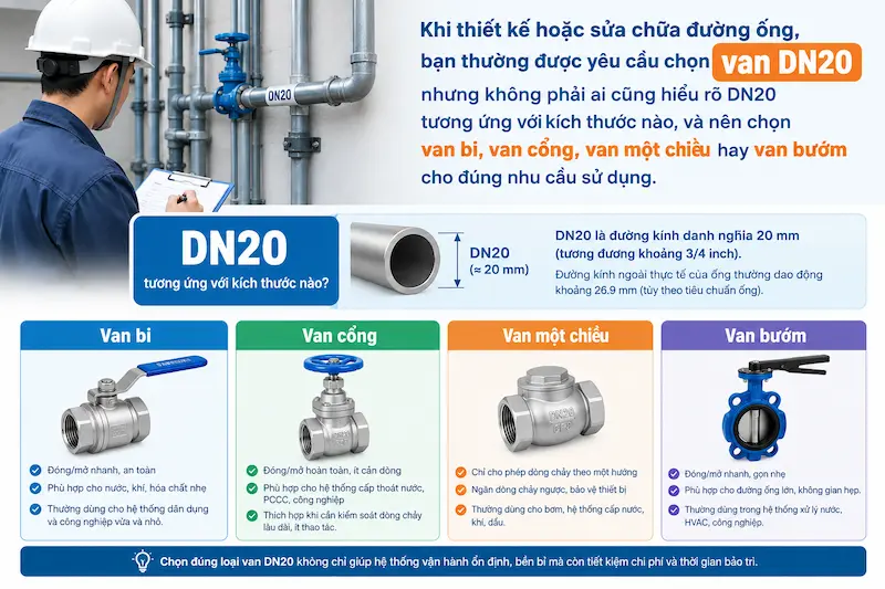 Giới thiệu chi tiết về khái niệm của các loại van trong công nghiệp