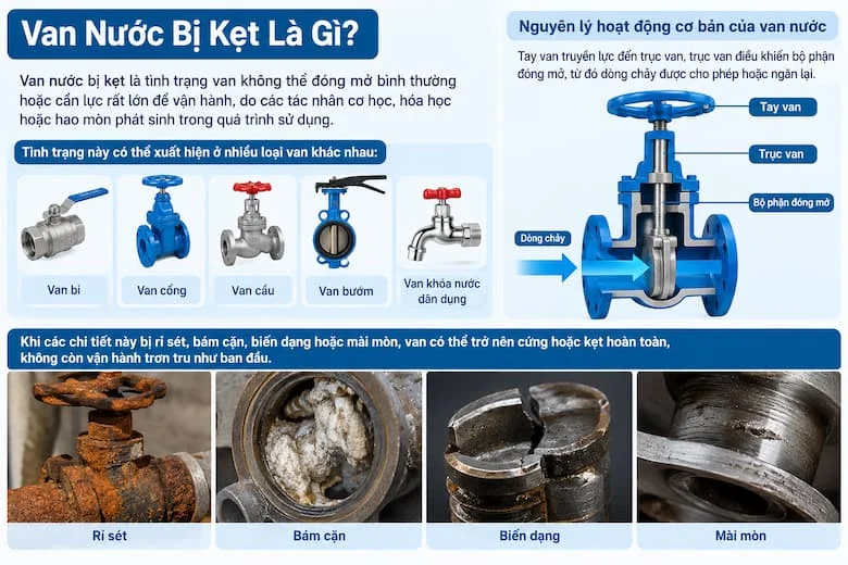 Bảo Dưỡng Và Vận Hành Van Nước Định Kỳ Để Tránh Kẹt Cứng