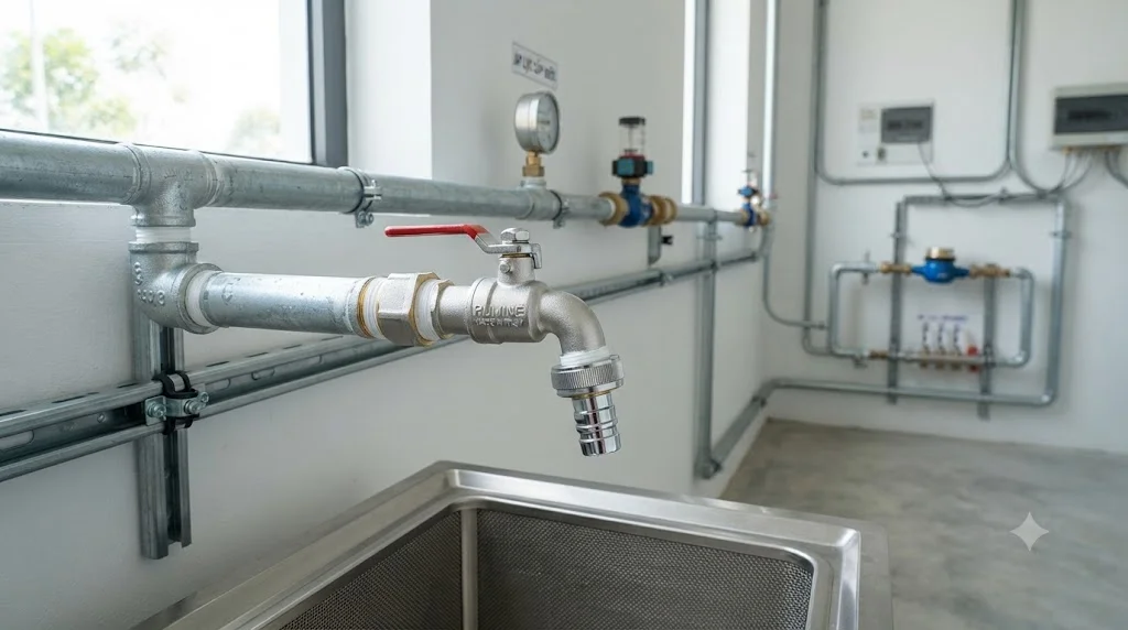 Ứng dụng thực tế của vòi van rumine trong công nghiệp