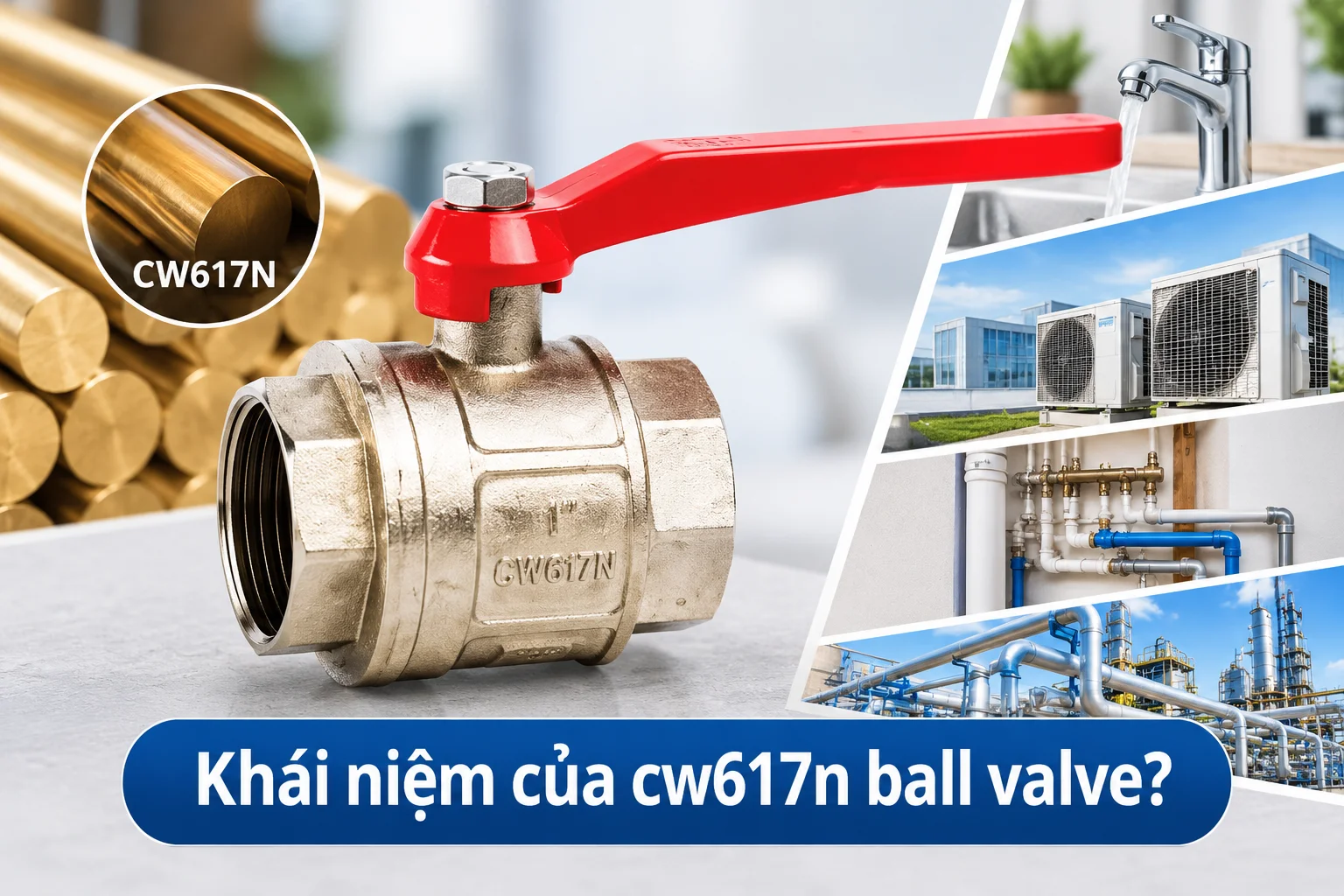Giới thiệu chi tiết về khái niệm của van bi cw617n trong công nghiệp