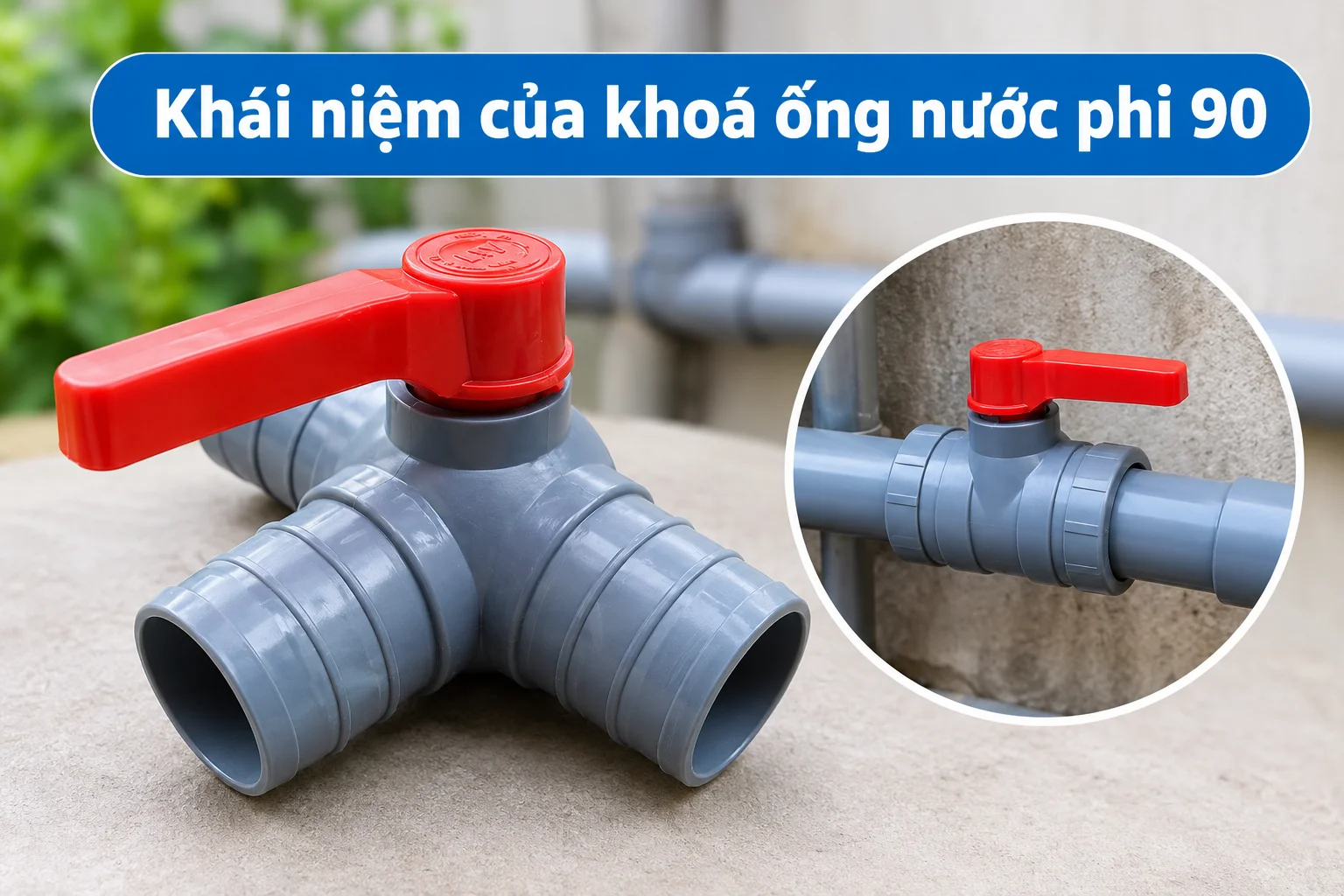 Giới thiệu chi tiết về khái niệm của khóa ống nước phi