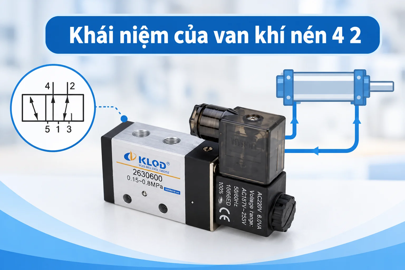 Giới thiệu chi tiết về khái niệm của van khí nén trong công nghiệp