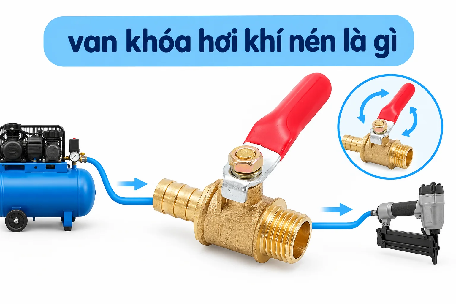 Giới thiệu chi tiết về khái niệm của van khóa khí nén trong công nghiệp